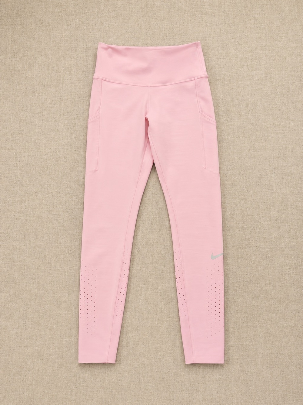 Nike Dri-FIT Pink High Rise Pocket Leggings Small